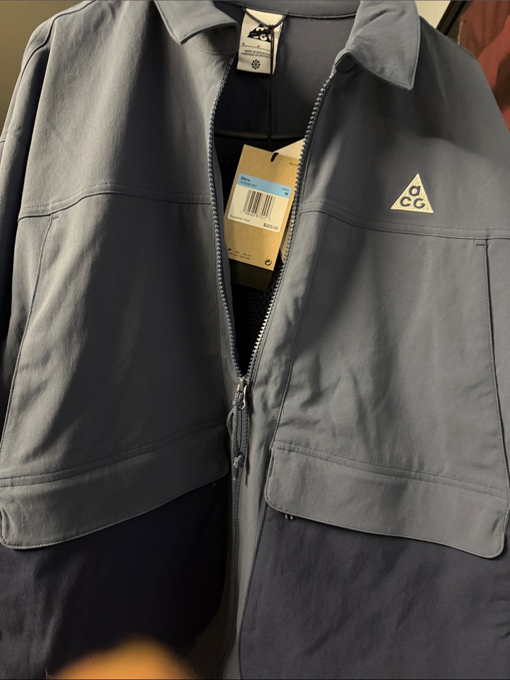 Nike ACG Two-Tone Slate/Charcoal Lightweight Jacket